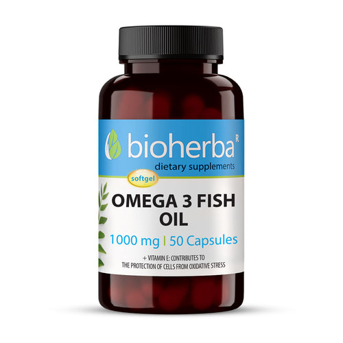 Bioherba - OMEGA 3 RYBÍ OLEJ 50 kapsúl, 1000 mg