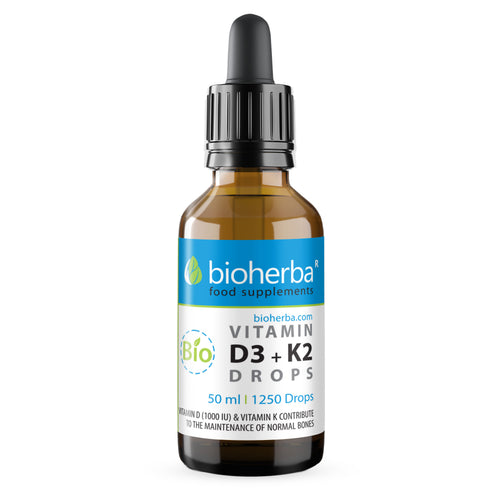 Bioherba - Vitamín D3 + K2 kvapky
