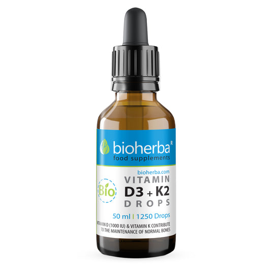 Bioherba - Vitamín D3 + K2 kvapky