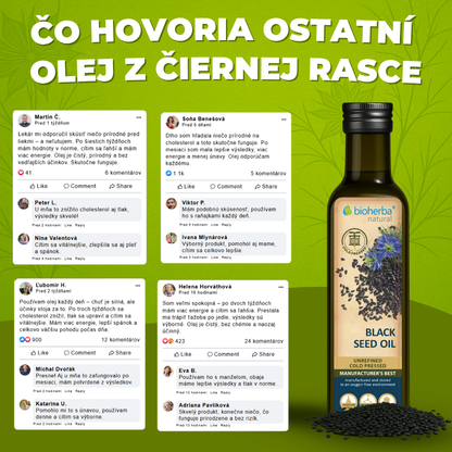 Bioherba - Оlej z čiernej rasce proti vysokému cholesterolu