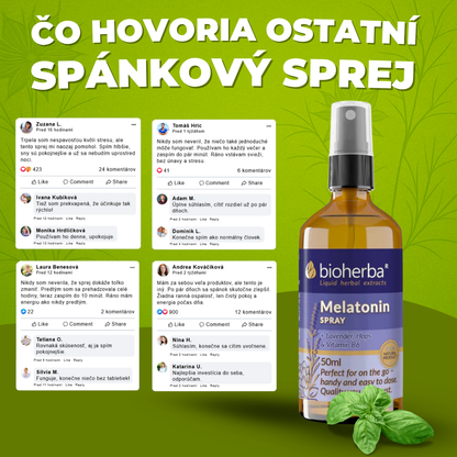 Bioherba – Spánkový sprej s melatonínom
