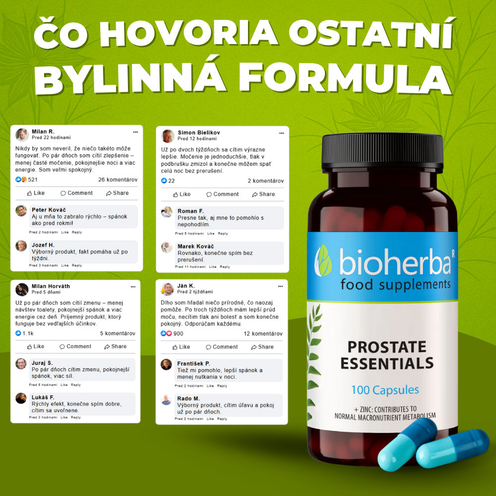Bioherba – Bylinná formula pre zdravie prostaty